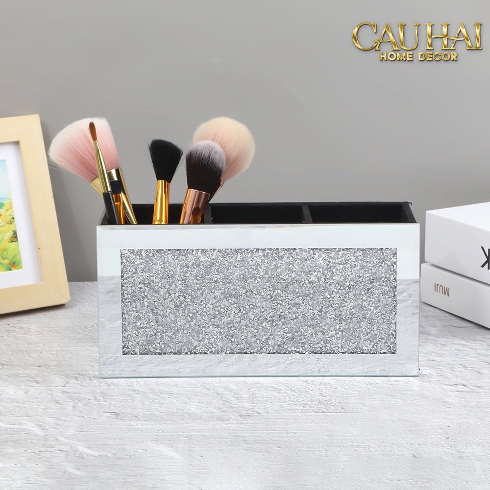 HỘP ĐỰNG 3 NGĂN CRYSTAL MIRROR LUXE-CẬU HAI HOME DECOR