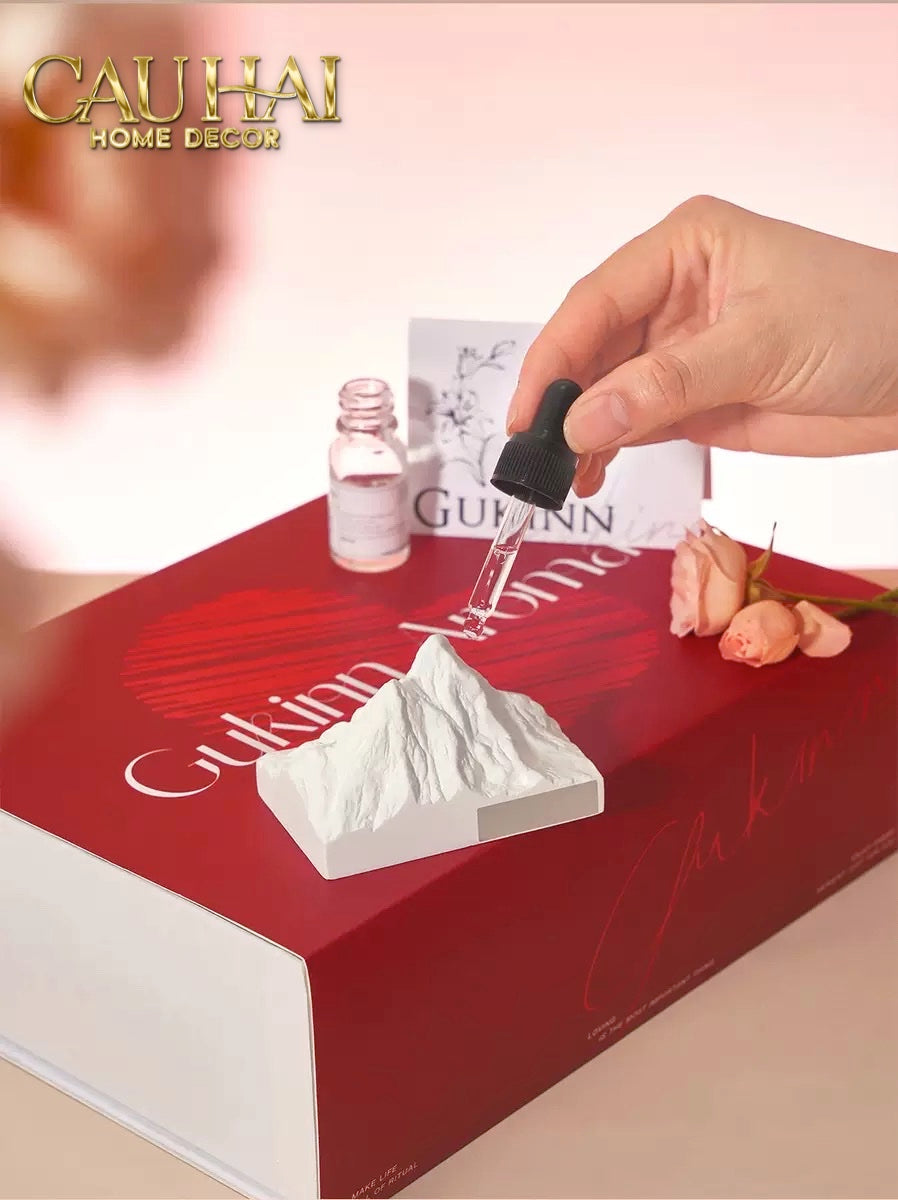 HOME FRAGRANCE - GIFT SET NẾN VÀ ĐÁ KHUẾCH TÁN AROMA CANDLES STONES. - CẬU HAI HOME DECOR