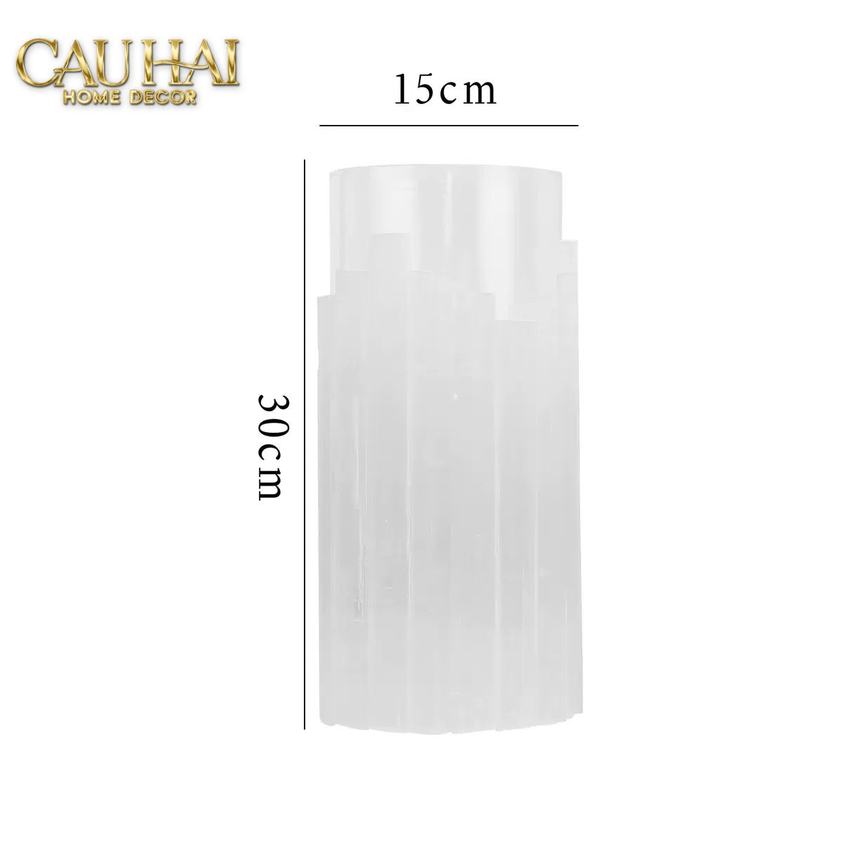 Home Couture - Bình Hoa Pha Lê Elite Quartz H30-CẬU HAI HOME DECOR