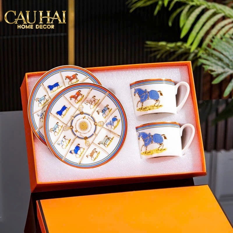 Home Couture - Set Bình Trà Her.M 9 Pcs-CẬU HAI HOME DECOR