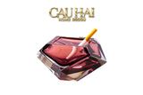 Maison Couture -  Gạt Tàn Pha Lê Ruby Cristallerie Rouge Ambré Diamant Ashtray