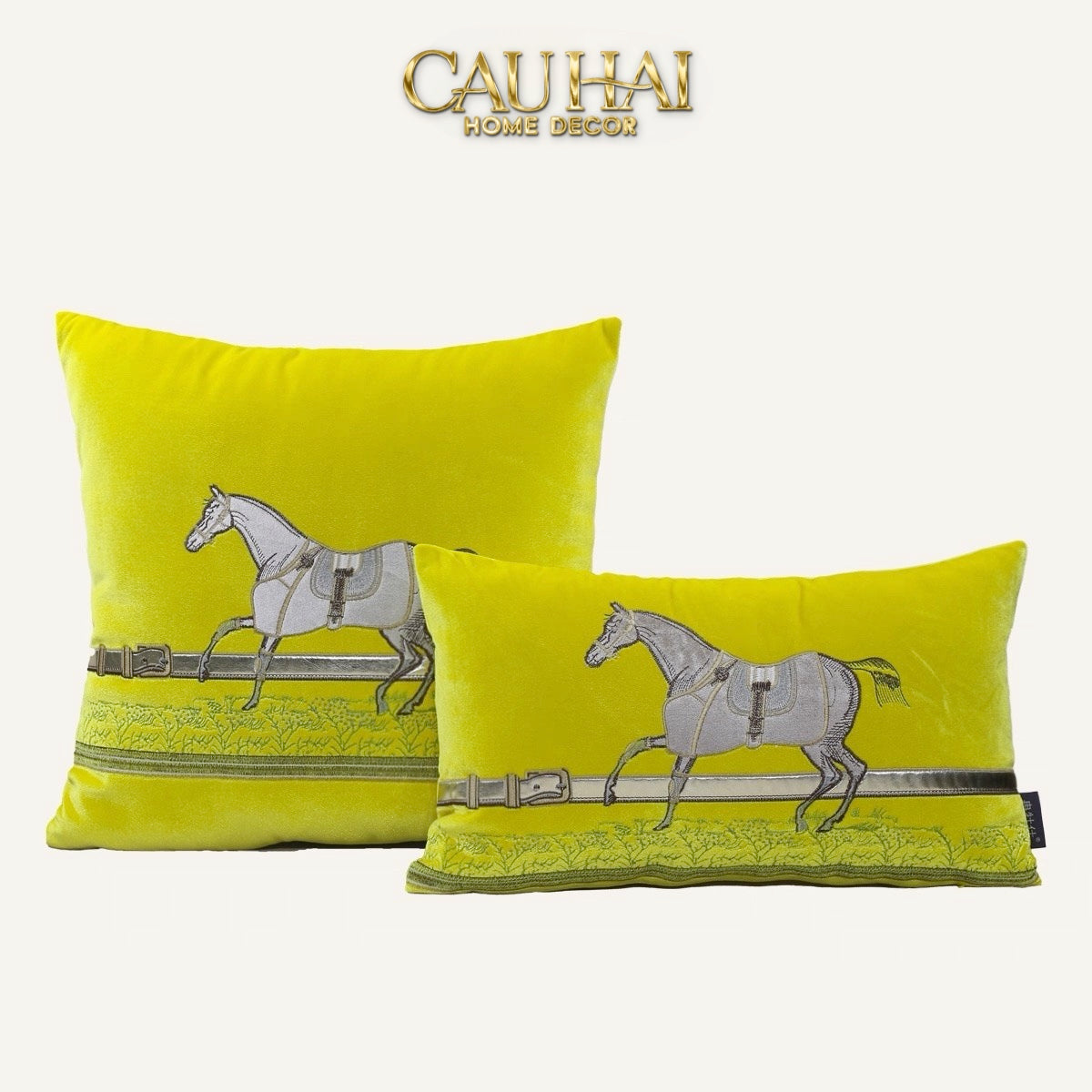 Vỏ Gối Nhung Cheval Blanc Serendipity 45